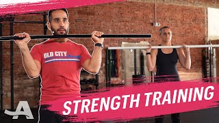 Interval Strength Training for Beginners  Class 2  HipPelvis Strength [upl. by Eidnil]