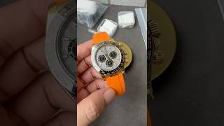 Clean Factory Daytona Rubber Rolex Meteorite Unboxing and Review [upl. by Naujat]