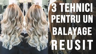 3 tehnici pentru un balayage reusit [upl. by Anihsak]