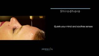 Shirodhara Treatment amp Ayurvedic Massage at Immersion Spa  Borgata [upl. by Strader67]