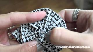 ♥♥ How To Make a Fast and Easy Fabric Flower ♥♥ [upl. by Madian974]