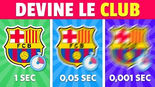 Devine le CLUB de FOOTBALL en 0001 SECONDE 👁️⚽️⚡ FACILE à IMPOSSIBLE [upl. by Aisyram932]