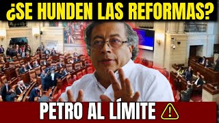 URGENTE 🚨 El Congreso TIEMBLA Reformas de Colombia en congreso está siendo quotatacadaquot [upl. by Dittman]