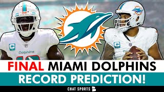 FINAL Miami Dolphins 2024 Record Prediction After NFL Preseason [upl. by Meensat]