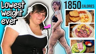 My LOWEST WEIGHT EVER Fat Burning Meal Plan full day of eating 1850 calories [upl. by Editha]