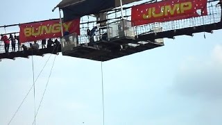 Bungy Jump at Sunway Lagoon Extreme Park [upl. by Anomor]