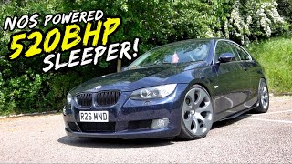 THIS BIG TURBO NOS POWERED 520HP BMW 330D IS MAD ENDS BADLY [upl. by Burl51]