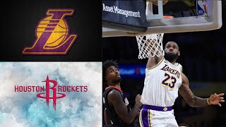 Lakers vs Rockets  Lakers GameTimeTV  Lakers Team Highlights [upl. by Anaugal]