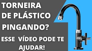 TORNEIRA DE PLÁSTICO DE 14 DE VOLTA PINGANDO ESSE VÍDEO PODE TE AJUDAR [upl. by Zitella]