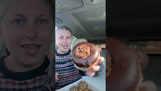 Trying EVERY Krispy Kreme Thanksgiving Donut 🤩🦃 [upl. by Atihana]