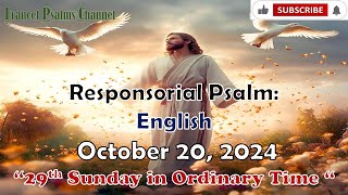 Responsorial PsalmOctober 20 2024English29th Sunday in Ordinary Time [upl. by Sternlight339]