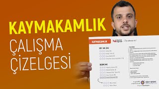 Kaymakamlık Sınavına ÖZEL Çalışma Çizelgesi  Hedef Takvimi  Görev Kaymakamlık Mevzuat Kitabı [upl. by Myrtle]