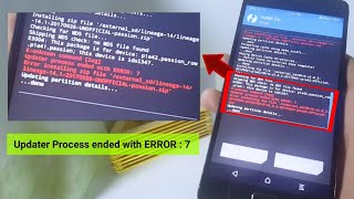 Updater Process ended with ERROR  7  Cara mengatasinya [upl. by Mattheus643]