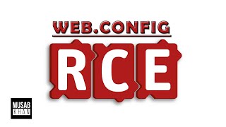 Webconfig RCE [upl. by Anuahsar]