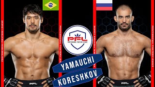 GOITI YAMAUCHI vs ANDREY KORESHKOV FULL FIGHT PFL [upl. by Adah]