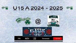 Game 2 U15 A Hespeler Shamrocks vs Orillia Terriers 22NOV2024 [upl. by Burn]