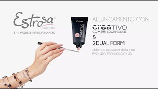 Allungamento con Creativo AcrylampGel e Dual Forms [upl. by Noell]