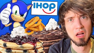 I ate EVERY Sonic menu item at IHOP [upl. by Alaik]