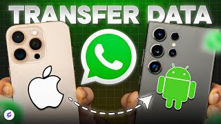 How to Transfer WhatsApp Data from iPhone to Android 2024 Guide [upl. by Andromede]