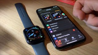 Apple Watch Series 4 Ziffernblätter austauschen und personalisieren Apple Watch App Anleitung [upl. by Ais]