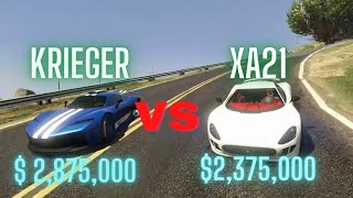 🛑 gta online Xa21 vs Krieger which is best [upl. by Kristofer]