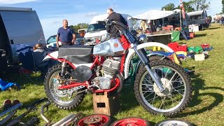 NETLEY MARSH Motorcycle Autojumble VINTAGE CLASSIC amp Modern Bikes FOR SALE at Eurojumble Event Show [upl. by Yruama]