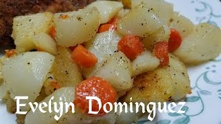 Papas y Zanahorias Salteadas con aderezo de ajo [upl. by Mooney870]