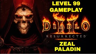 Diablo 2 Resurrected  Level 99 Zealot Paladin  Andariel Hell Difficulty  3440x1440 [upl. by Enatan]