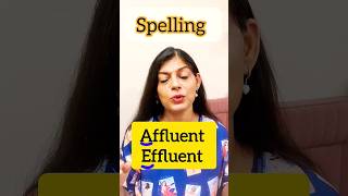 quotAffluent vs Effluent Pronunciation amp Meaning  Common English Confusionsquotenglishwords ytshorts [upl. by Danziger]