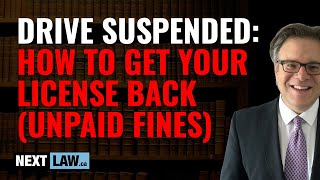 Driving With Suspended License How To Get Your License Back with Unpaid Fines [upl. by Saum]