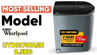 Whirlpool 30282 Whirlpool 85 Kg Washing Machine Demo  Whirlpool Semi Automatic Washing Machine [upl. by Crichton536]