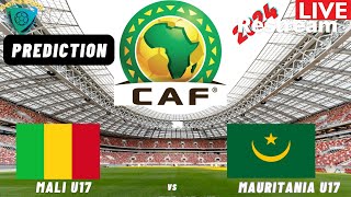 Mali vs Mauritania Live Stream CAF U17 Africa Nations Cup 2024 Qualifiers Commentary Score [upl. by Theodora]