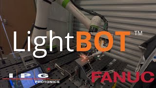 LightWELD  LightBOT Co Robot Sample Welding [upl. by Emsmus]