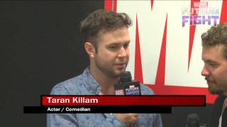 Hear Taran Killams Stan Lee Impression on Marvel LIVE at San Diego ComicCon 2015 [upl. by Trevlac]