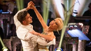 Helen George and Aljaz Skorjanec Viennese Waltz to At Last  Strictly Come Dancing 2015 [upl. by Ameluz]