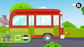 DE WIELEN VAN DE BUS  NON STOP  Kinderliedjes  Liedjes voor Peuters en Kleuters  Minidisco [upl. by Wivina]