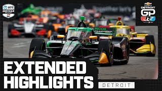 Extended Race Highlights  2024 Chevrolet Detroit Grand Prix  INDYCAR SERIES [upl. by Frissell]