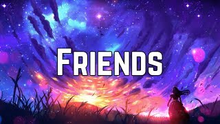 Marshmello amp AnneMarie  Friends Clean Lyrics [upl. by Aynekal]