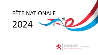 Fête nationale 2024 cérémonie officielle à la Philharmonie Luxembourg 23062024 [upl. by Gnad]