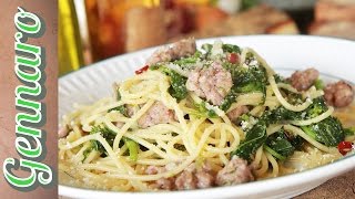 Simple Sausage Spaghetti  Amalfi Coast [upl. by Bum]