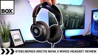 SteelSeries Arctis Nova 3 Wired Gaming Headset Review  2022 [upl. by Nohsal984]