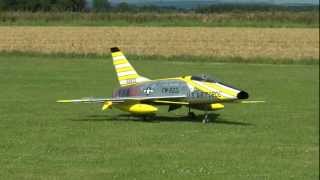 Euroflugtag 2012  F100 Super Sabre [upl. by Orfield]