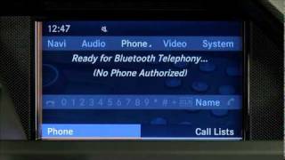 How to Pair Your Bluetooth Phone to Your 2011 MercedesBenz [upl. by Tait86]