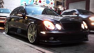 Nics E55 AMG on Rotiform Wheels [upl. by Dorsy]