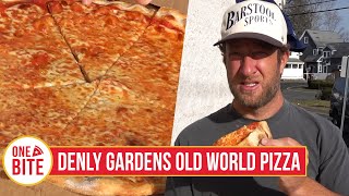 Barstool Pizza Review  Denly Gardens Old World Pizza Weymouth MA [upl. by Sucerdor]