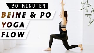 Yoga Beine und Po  Effektives Workout für einen knackigen Hintern [upl. by Assenaj438]