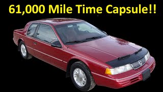 61k Mile 1 Owner 1992 Mercury Cougar Classic Coupe a Mans Mustang [upl. by Aifoz]