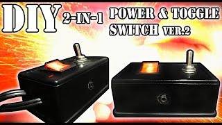 DIYHow To Make Power Switch Extension amp Speaker Headphone Toggle Ver2 Project Box Update [upl. by Felecia]