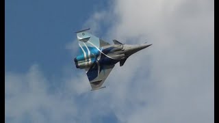 LOTOS Gdynia Aerobaltic 2021  Dassault Rafale C Solo Display HD [upl. by Aneekal]