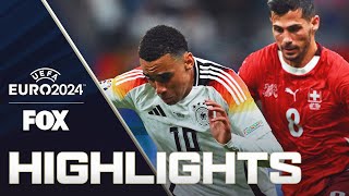 Switzerland vs Germany Highlights  UEFA Euro 2024 [upl. by Ecnarf136]